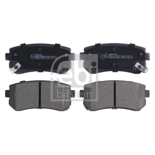 Febi Bilstein 116260 Bremsbelagsatz Scheibenbremse Hinterachse FüR Hyundai Kia-image