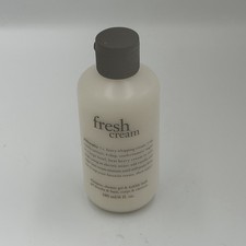 New Philosophy Fresh Cream 6oz Shampoo Shower Gel and Bubble Bath And Body Seal
