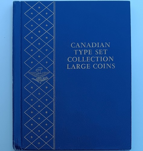 Whitman Canadian Canada Type Set Collection Large Coin Half Dollar $1 9521 Album