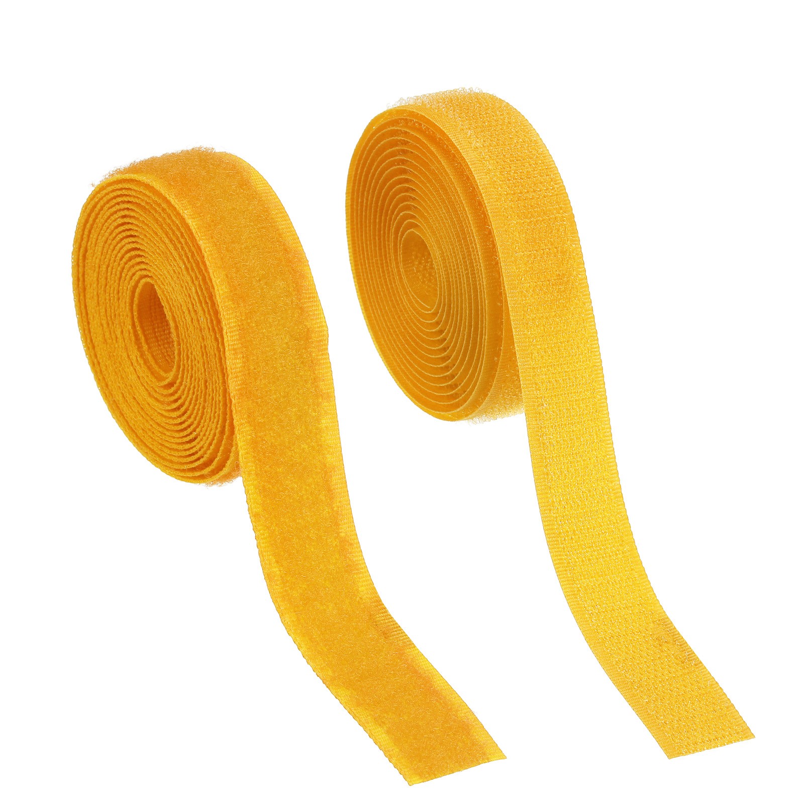 Sew-On 3/4 Inch Nylon Hook and Loop Tape 2 Yards Light Orange