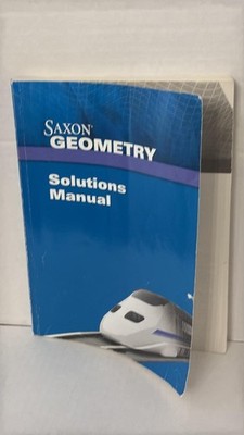 Saxon Geometry Solutions Manual