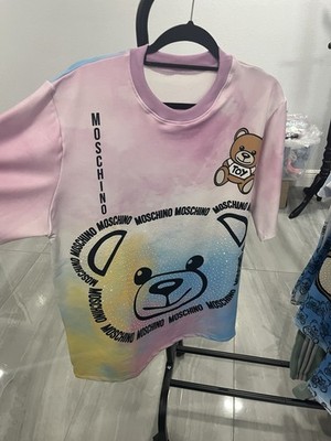 Authentic Moschino Girl Kids Dress Teddy Bear /New