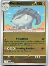 Donphan 045/086 ME04 Chaos Rising Reverse Holo C NM Pokémon — English