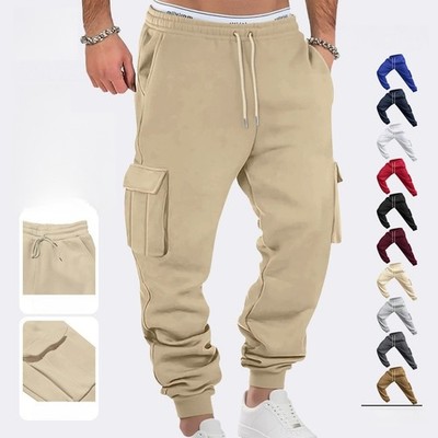 Herren Warm Jogger Jogginghose Trainingshose Fitnesshose Sporthose Sweatpants