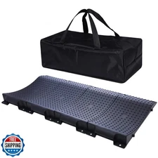 Homeon Wheels Tire Saver Ramps Anti-Slip Pads Design Car Tire Wheel Ramps for