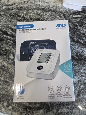 #ad Aamp;D Medical Essential Digital Blood Pressure Monitor Upper Arm NEW in Box $15.00