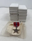 Vintage WWII Era Military Bronze Star Medal Dead Stock Lot Of 20