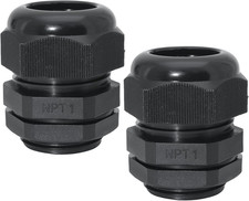 1" NPT Nylon Cable Glands, IP68 Waterproof Adjustable Cord Grip Cable Connector