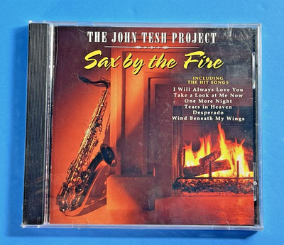 John Tesh Sax by the Fire CD Relaxing Date Night Music FACTORY SEALED NEW Jazz