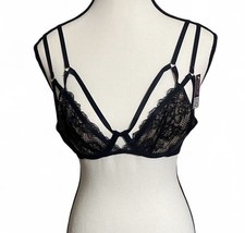 Adore Me Bra Sz 36A Vianna Unlined Lace Strappy Fairy Cottagecore Feminine