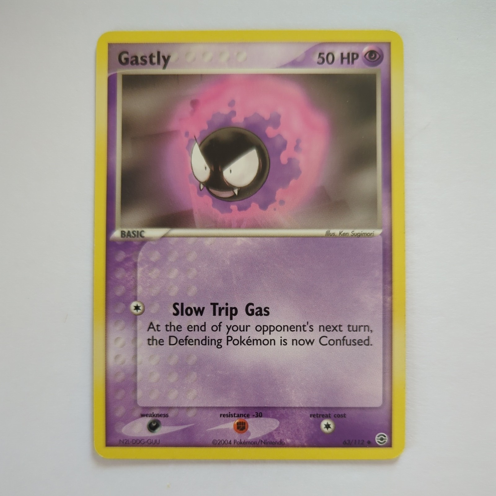 Ghastly Pokémon Card 63/112 Holo Rare Dark Phantom Forces