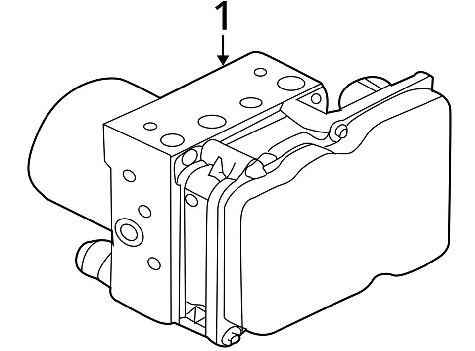 Módulo de control de bomba ABS Jaguar Xj 2010-2012 YGOA7 Foto 4 de 4
