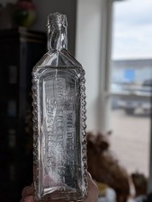 Clear ED WILDER Druggist STOMACH BITTERS LOUISVILLE KY Kentucky CABIN Bottle