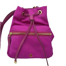 LAUREN Ralph Lauren Dryden Drawstring Fuchsia Pink Cross Body Debby Mini RLL