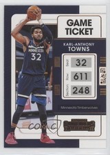 2021-22 Panini Contenders Game Ticket Bronze Karl-Anthony Towns #15 0q0m