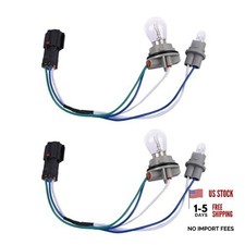 2 Pcs Rear Tail Light Lamp Socket Wire Harness 92480-D9020 Compatible with Kia