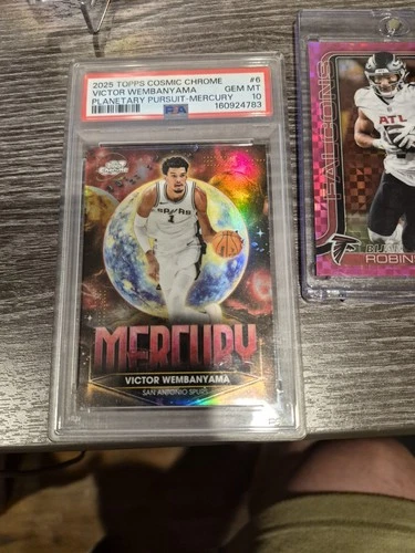 2025 Topps Cosmic Chrome Victor Wembanyama Mercury (PSA 10)