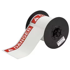 Brady B30-25-854-Ansida Label, White/Red, Labels/Roll: 100