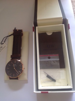 DANIEL WELLINGTON WATCH ,BRAND NEW IN BOX , GENUINE, LATEST, CHEAPEST BARGAIN