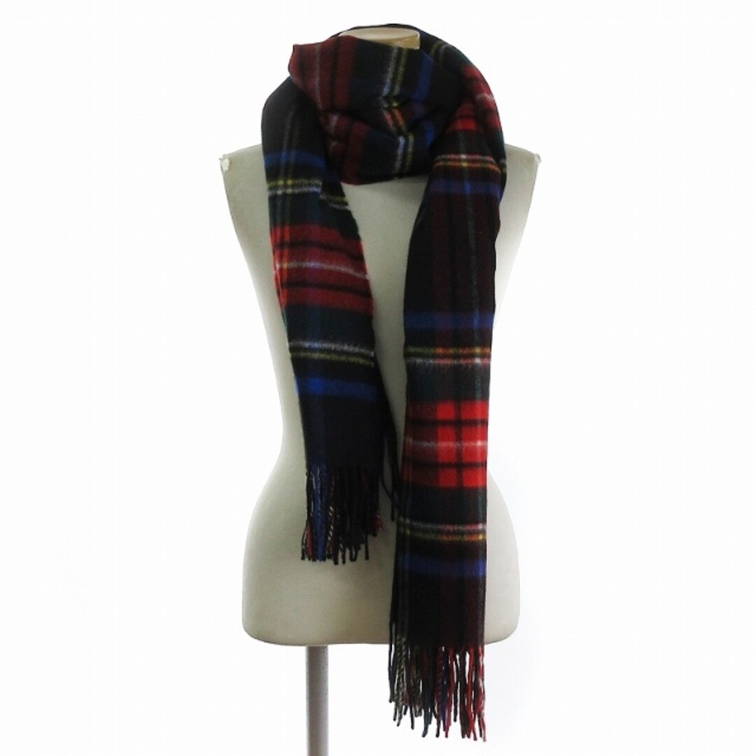 Johnstons of Elgin Scarf Check All Over Pattern Cashmere