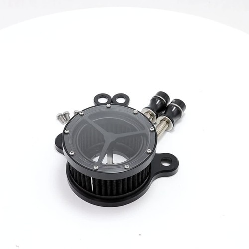 CNC Clear Air Cleaner Intake Filter For Harley Sportster XL883 1200 48 1991-2023 - Video 1 di 1