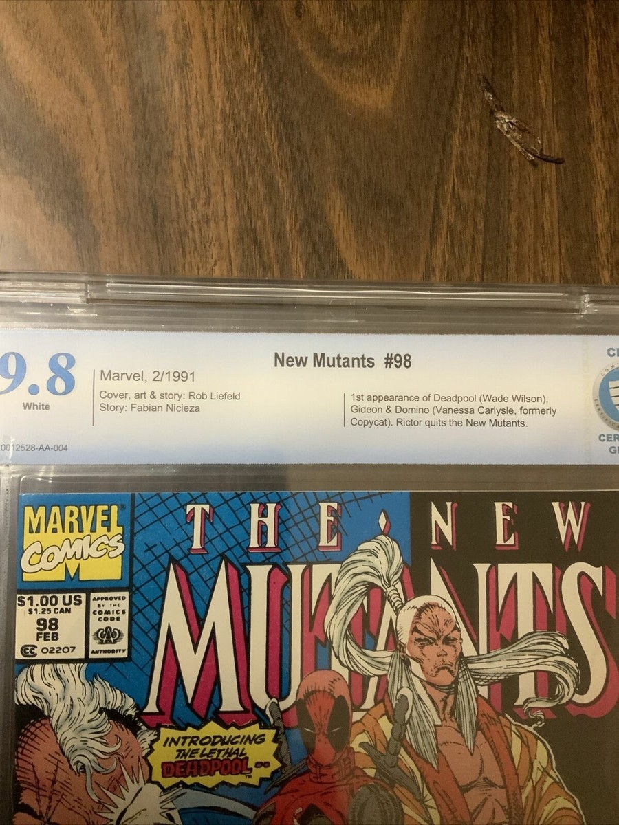 New Mutants #98 CBCS 9.8 Marvel 1991 1st Deadpool! X-Men! Free CGC