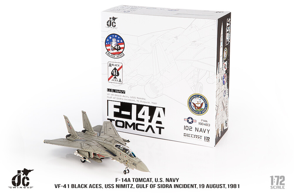1:72 JC Wings Grumman F-14A Tomcat U.S. NAVY VF-41 Fighter