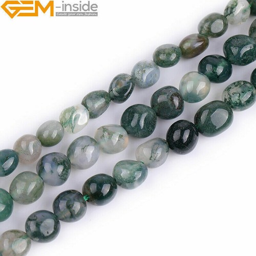 Cuentas espaciadoras de pepita de piedra Freeform para hacer joyas 15" 6x8 mm curación - Imagen 164 de 210