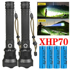 Details about / 350000LM Rechargeable Led Flashlight Tactical Torch /& Battery/&Charger/&Clip