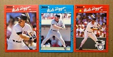 Wade Boggs 1990 Donruss Base & All-Star & The Best Of The A.L. Baseball Cards.