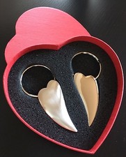 Valentines Love Hearts Keychain Gift Set - NEW