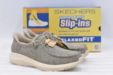 Men's Skechers Parson Arcadian Slip-In Slip-In Sneaker, Taupe Size 8.5. 205343