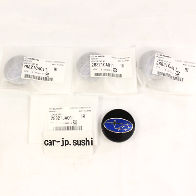 SUBARU Genuine BRZ ZC6 13-20 Wheel Center Blue Cap 49mm 4pcs Set