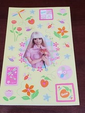 Sandylion vintage Barbie date C2000 Spring Blossoms Fun Mattel sticker sheet