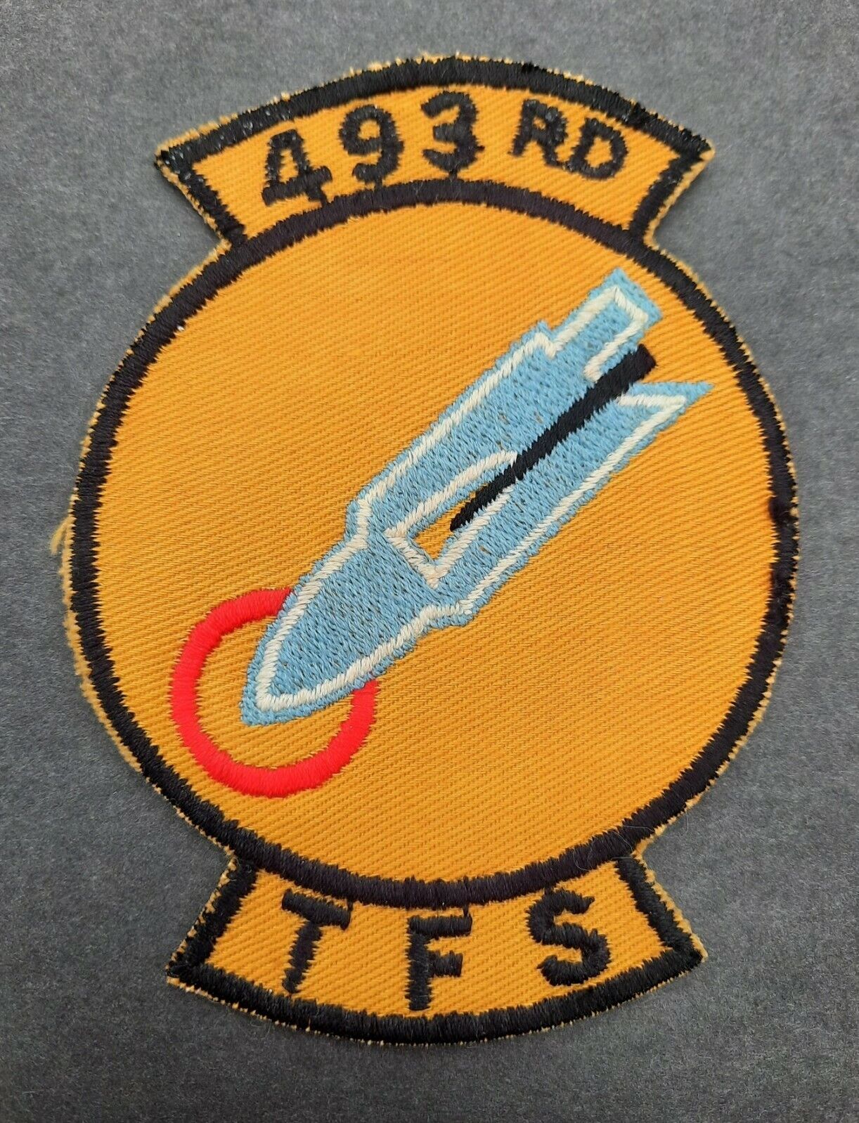 Original USAF Patch 493rd TFS Tactical Fighter Squadron RAF Lakenheath F-111