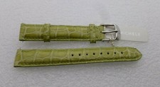 Genuine Michele 16mm Lime Green Alligator Watch Band Strap NEW