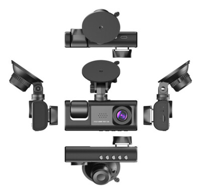 2-inch IPS screen three-recording night vision wide-angle 1080P