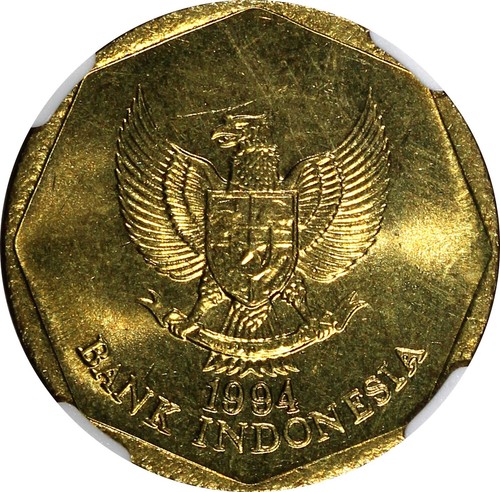 Indonesien 1994 100 Rupiah Buffalo Racing NGC UNC DETAILS KM# 53 (09) - Bild 5 von 5
