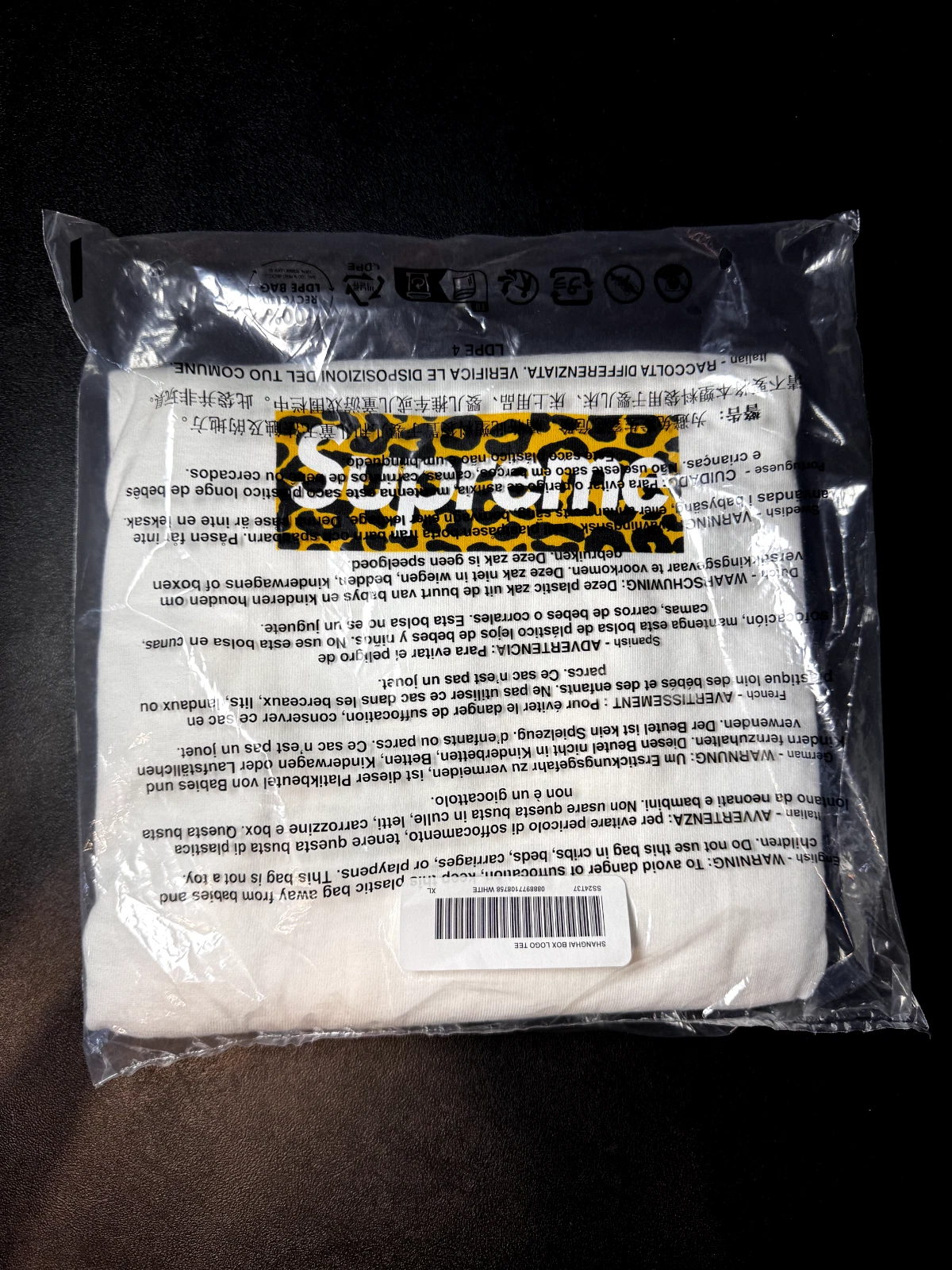 Tee shirt blanc Supreme Shanghai Grand Opening Box Logo   XLarge   NEUF