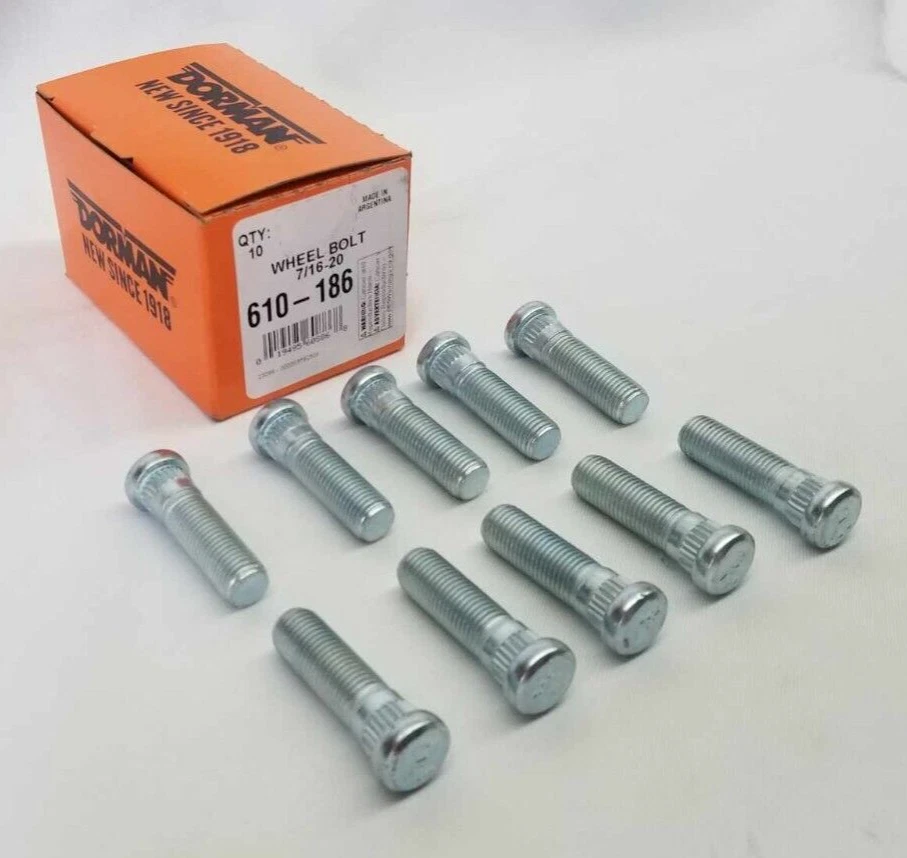 Juego de 10 tacos de rueda delanteros o traseros Dorman 610-186 nuevos para camioneta Chevy Express Foto 2 de 4