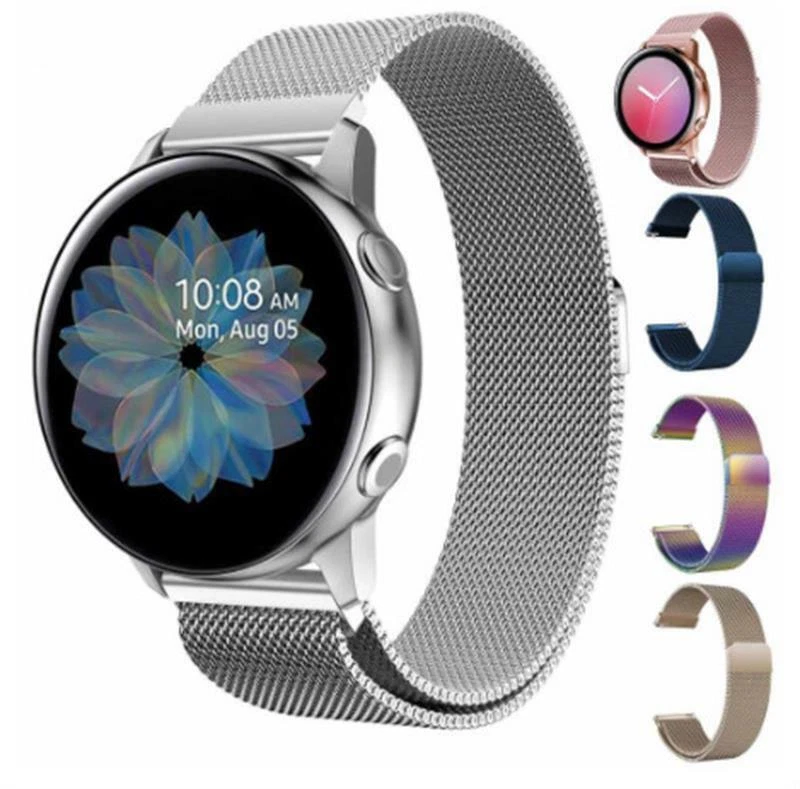 20mm Milanese Watch strap For Samsung Galaxy watch active2 40mm 44mm / GTS smart - Image 2 of 4