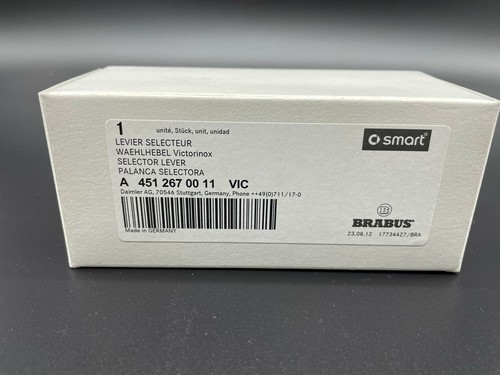 smart 451-Brabus Schaltknauf Victorinox- Softtouch Alu (NEU&OVP) - Bild 7 von 7