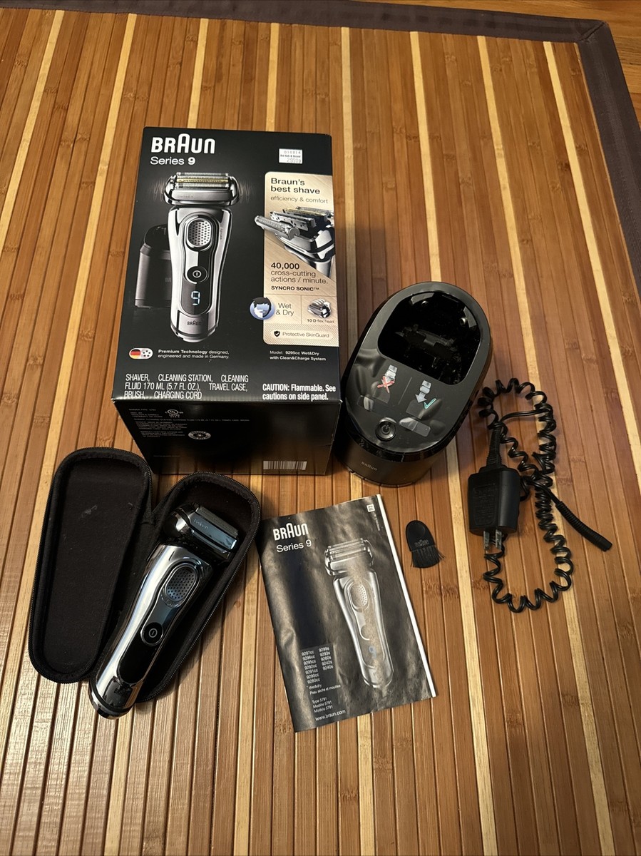 Braun 9295CC Series 9 Wet & Dry Mens Electric Shaver 69055878552  