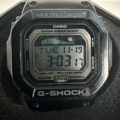 時計 G-SHOCK GLX-5600-7DR 3151 Casio G-SHOCK White Glx-5600 G-lide Mens Watch Tide Surfer