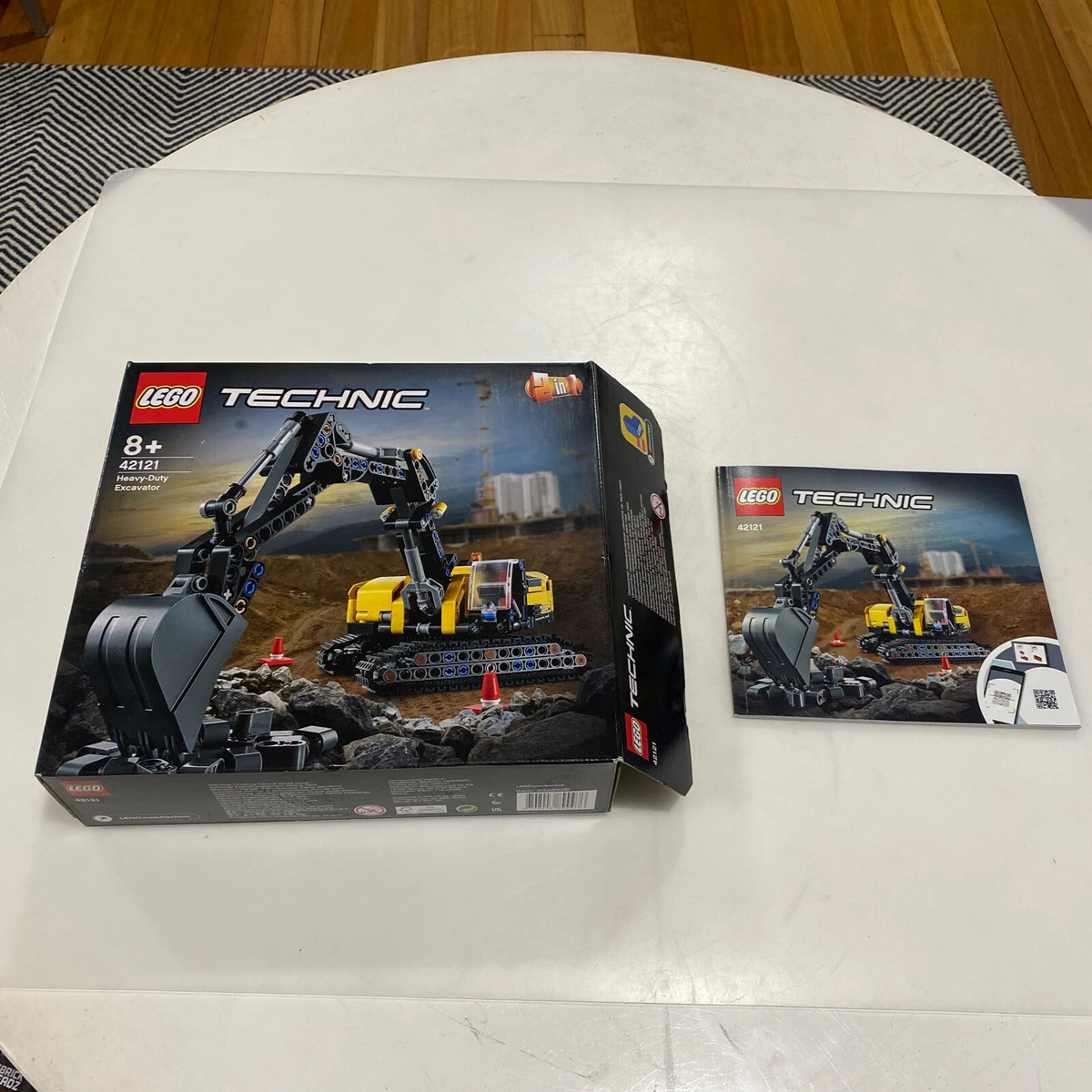 LEGO TECHNIC 42121 Heavy Duty Excavator BOX AND INSTRUCTIONS ONLY