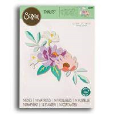 SIZZIX - METAL CUTTING DIE - THINLITS - LAYERED SUMMER FLOWERS    # 665891
