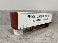 Corgi - Twin Axle Curtainside Trailer - Prestons of Potto - CC15502 - 1:50 - New
