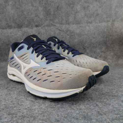 Mizuno Shoes Womens 10 Running Athletic Wave Rider 24 Trainers Comfort Active - Picture 1 of 15