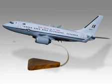 Boeing 737-7DT BBJ RAAF Desk Wood Airplane New Model Small Scale 1/130