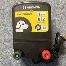 0.12 Joule Electric Fence, 2-Mile/ 8 Acres Charger for Dogs Energizer